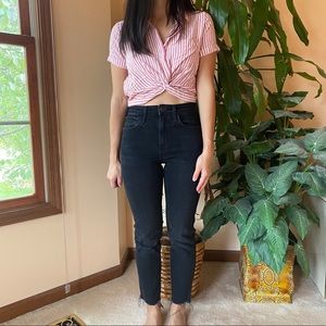 Zara Black High Waisted Jeans
